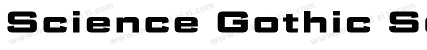 Science Gothic SemiBold Exp字体转换